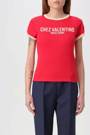 VALENTINO T-shirt Chez in cotone con logo