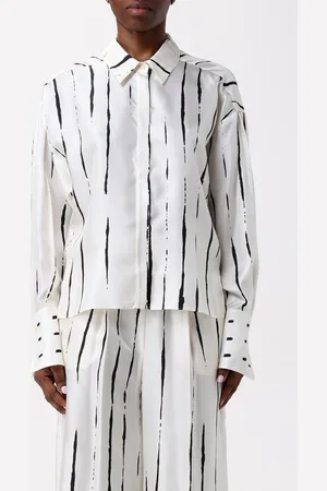 ALYSI Camicia in seta stampata