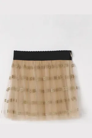 Dolce & Gabbana Gonna in tulle con monogram DG