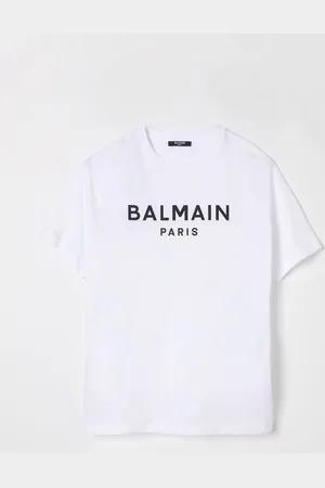 Balmain T-shirt basic in cotone con logo