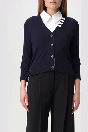 Thom Browne Cardigan a v 4-bar in cotone