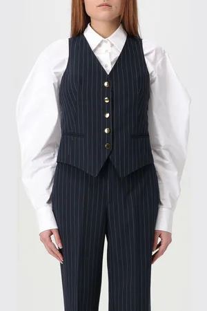 TAGLIATORE Gilet sartoriale gessato