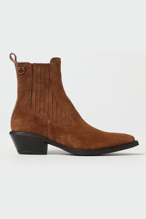 Pinko Stivaletto Tex in camoscio