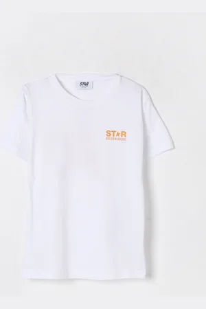 Golden Goose T-shirt in cotone con logo Star