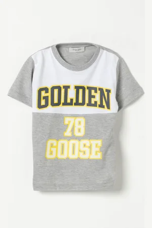 Golden Goose T-shirt in cotone con maxi logo