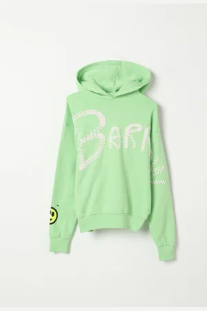 BARROW Felpa con cappuccio in cotone con maxi logo