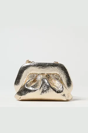 THEMOIRÈ Clutch Gea in pelle vegana laminata