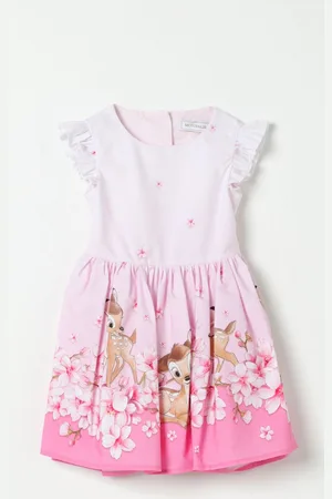 MONNALISA Abito Bambi in cotone