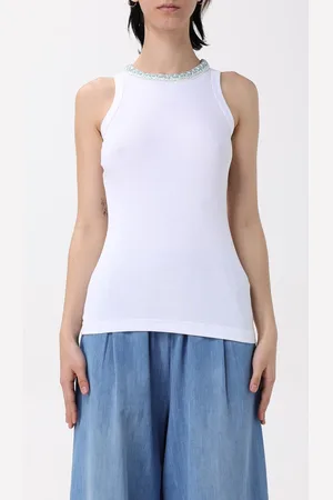 Fabiana Filippi Canotta in cotone stretch