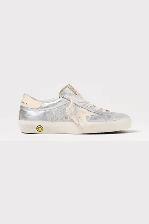 Golden Goose Scarpe Super-Star in nappa laminata used