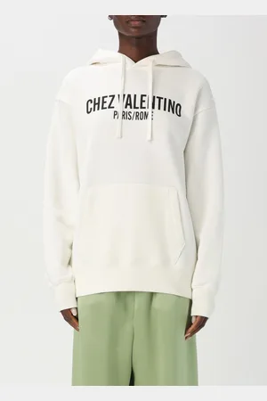 VALENTINO Felpa con cappuccio Chez in cotone con logo
