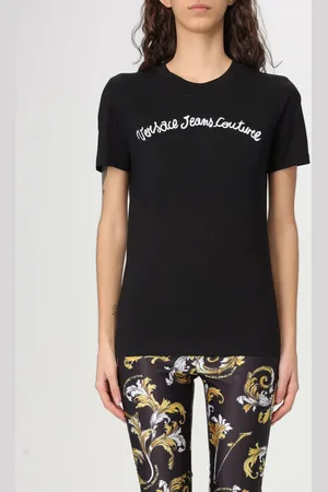 VERSACE T-shirt in cotone con logo