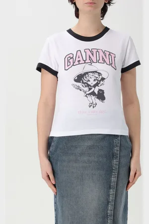 Ganni T-shirt in cotone stampata