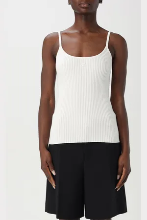Courrèges Canotta in cotone stretch