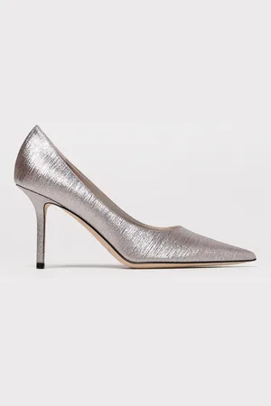 Jimmy Choo Décolleté in pelle metallizzata Love