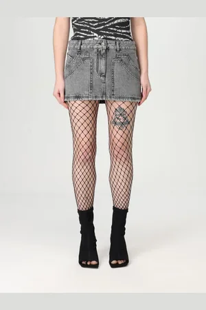 The Attico Gonna mini in denim