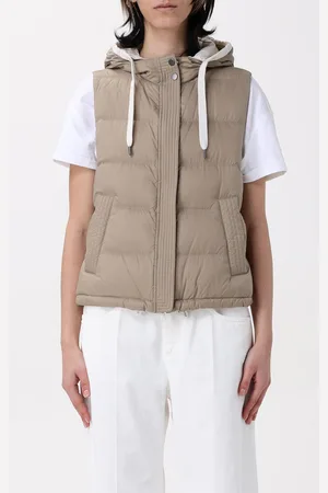 Brunello Cucinelli Gilet imbottito in nylon trapuntato