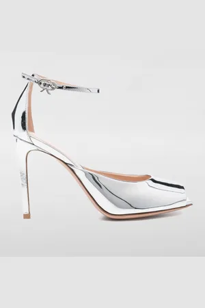 Gianvito Rossi Sandalo in pelle laminata