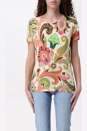 Etro T-shirt in seta paisley