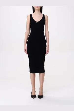 Elisabetta Franchi Abito midi in viscosa stretch