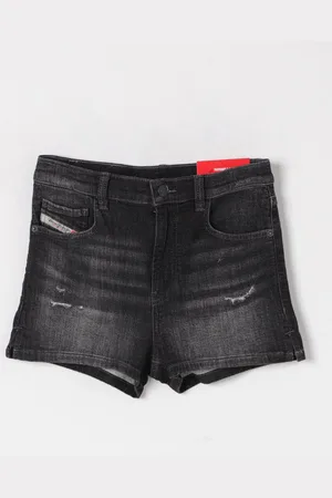 Diesel Pantaloncino di jeans con rotture