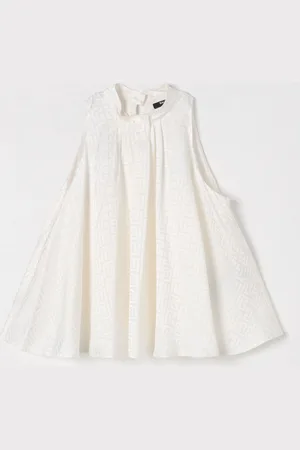 Balmain Blusa in cotone con logo