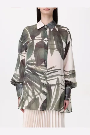 HANITA Camicia in seta con stampa floreale