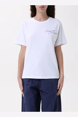 Emporio Armani T-shirt in cotone con mini logo