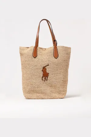 Ralph Lauren Borsa in rafia e pelle