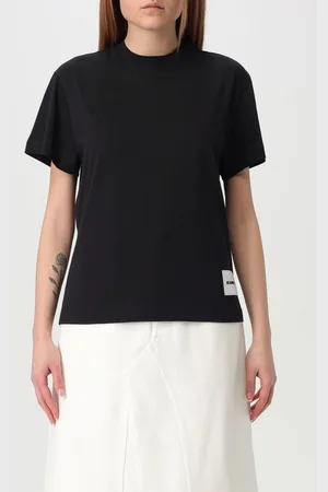 Jil Sander Set 3 T-shirt basic con logo in cotone