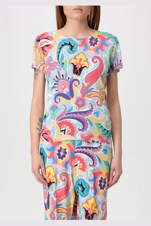 Etro T-shirt in seta paisley