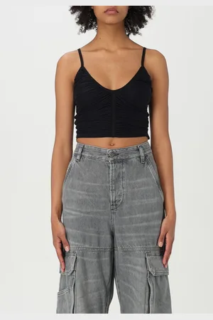 Diesel Canotta cropped in jersey