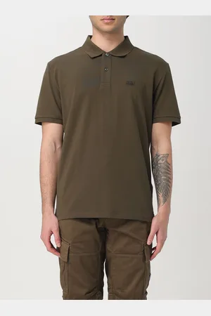 C.P. Company Polo basic in cotone con logo C. P. Company