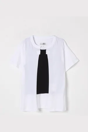 Maison Margiela T-shirt con design a strati