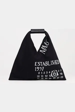 Maison Margiela Borsa Japanese in cotone con stampa logo