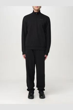 EA7 Completo felpa + pantalone in cotone con logo