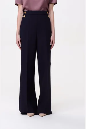 Max Mara Pantalone palazzo in lana vergine