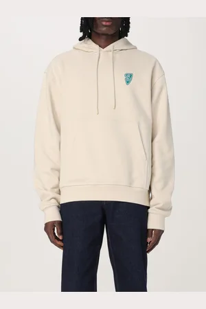 Burberry Felpa in cotone con stampa logo