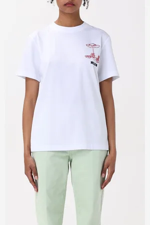 Msgm T-shirt in cotone con logo