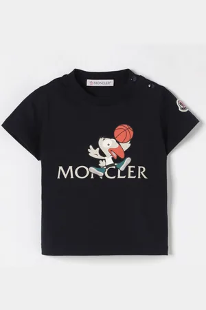 Moncler T-shirt in cotone con stampa grafica