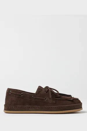 Hogan Mocassino H683 in camoscio con frange