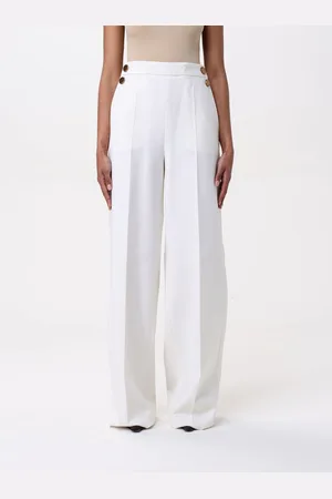 Max Mara Pantalone palazzo in lana vergine