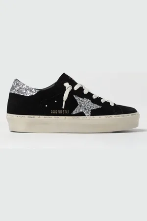 Golden Goose Sneakers Hi Star in camoscio e glitter used