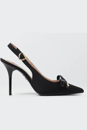 Moschino Slingback in pelle sintetica con fiocco