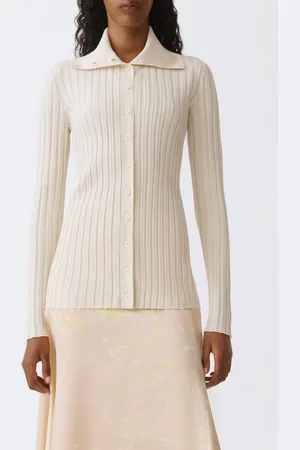 Fabiana Filippi Cardigan in misto cashmere a coste