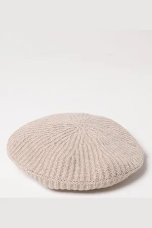 Ganni Cappello in misto lana a coste