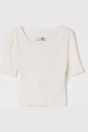 Maison Margiela Top a coste stretch