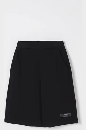 Balmain Pantaloncino jogging in cotone con logo