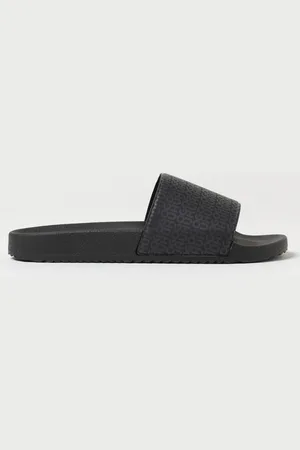 HUGO BOSS Sliders Boss in gomma con logo stampato all over