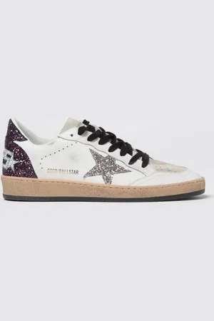 Golden Goose Sneakers Ball Star in pelle e glitter used